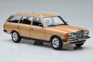 Mercedes 200T S123 AMG Package Bézs Norev 1:18 183739 Fém – 6. kép a 9-ből