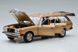 Mercedes 200T S123 Bézs Norev 1:18 183738 Fém – 2. kép a 9-ből