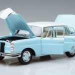 Mercedes 220 S W111 Kék Norev 1:18 183920 Fém - image 2 of 7