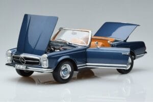 Mercedes 230 SL W113 Pagoda Kék Limitált Kiadás Norev 1:18 183767 Fém – 2. kép a 8-ből