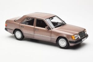 Mercedes 230E W124 Rosewood Metallic Kereskedői Kiadás Norev 1:18 B66040697 Fém – 6. kép a 8-ből