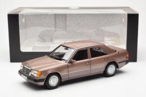 Mercedes 230E W124 Rosewood Metallic Kereskedői Kiadás Norev 1:18 B66040697 Fém – 8. kép a 8-ből
