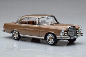 Mercedes 250 SE Coupe W111 Arany Metál Norev 1:18 183759 Fém – 5. kép a 7-ből