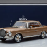 Mercedes 250 SE Coupe W111 Arany Metál Norev 1:18 - image 7 of 7