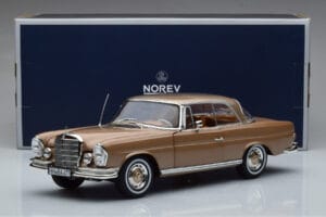 Mercedes 250 SE Coupe W111 Arany Metál Norev 1:18 183759 Fém – 7. kép a 7-ből