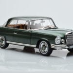 Mercedes 250 SE Coupe W111 Zöld Metál Limitált Kiadás Norev 1:18 183764 Fém - image 5 of 7