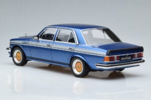 Mercedes 280 E AMG W123 Kék Otto 1:18 OT221 Gyanta – 5. kép a 6-ből