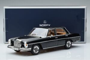 Mercedes 280 SE W108 Fekete Norev 1:18 183762 Fém – 7. kép a 7-ből