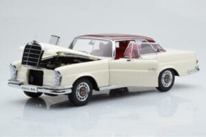 Mercedes 280 SE W108 Fehér AUTOart 1:18 76287 Fém – 2. kép a 8-ből