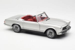 Mercedes 280 SL W113 Pagoda Ezüst Schuco 1:18 450035000 Fém – 6. kép a 8-ből