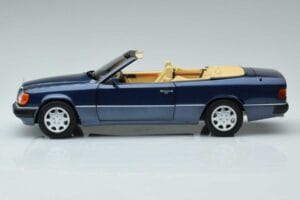 Mercedes 300 CE-24 A124 Kabrió Nautical Kék Limitált Kiadás Norev 1:18 183879 Fém – 4. kép a 7-ből