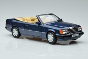 Mercedes 300 CE-24 A124 Kabrió Nautical Kék Limitált Kiadás Norev 1:18 183879 Fém – 5. kép a 7-ből