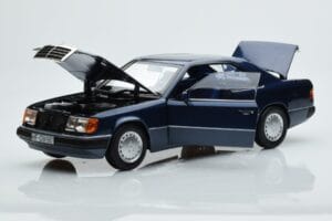 Mercedes 300 CE-24 C124 Coupe Nautical Kék Limitált Kiadás Norev 1:18 183882 Fém – 2. kép a 7-ből