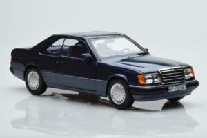Mercedes 300 CE-24 C124 Coupe Nautical Kék Limitált Kiadás Norev 1:18 183882 Fém – 5. kép a 7-ből