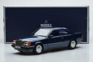 Mercedes 300 CE-24 C124 Coupe Nautical Kék Limitált Kiadás Norev 1:18 183882 Fém – 7. kép a 7-ből