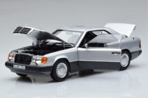 Mercedes 300 CE-24 C124 Coupe Ezüst Norev 1:18 183880 Fém – 2. kép a 7-ből
