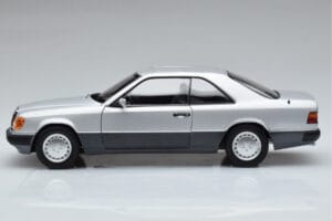 Mercedes 300 CE-24 C124 Coupe Ezüst Norev 1:18 183880 Fém – 4. kép a 7-ből