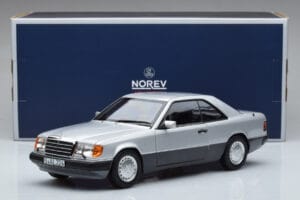 Mercedes 300 CE-24 C124 Coupe Ezüst Norev 1:18 183880 Fém – 7. kép a 7-ből