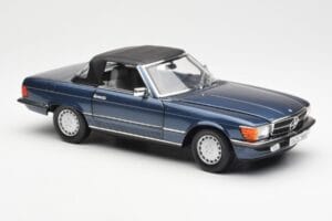 Mercedes 300 SL R107 Tengerész Kék Norev 1:18 183466 Fém – 6. kép a 8-ből