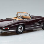Mercedes 300 SL W198 Roadster Piros Norev 1:18 - image 3 of 8