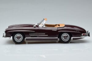 Mercedes 300 SL W198 Roadster Piros Norev 1:18 183891 Fém – 5. kép a 8-ből