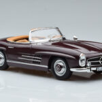 Mercedes 300 SL W198 Roadster Piros Norev 1:18 - image 6 of 8