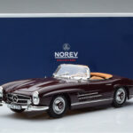 Mercedes 300 SL W198 Roadster Piros Norev 1:18 - image 8 of 8