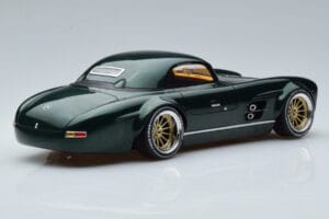 Mercedes 300 SL Speedster Hard Top By S-Klub Zöld GT Spirit 1:18 GT872 Gyanta – 2. kép a 6-ből