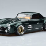 Mercedes 300 SL Speedster Hard Top By S-Klub Zöld GT Spirit 1:18