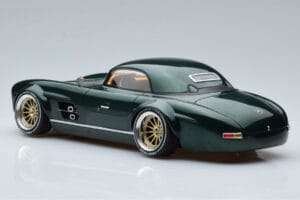 Mercedes 300 SL Speedster Hard Top By S-Klub Zöld GT Spirit 1:18 GT872 Gyanta – 5. kép a 6-ből