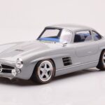 Mercedes 300 SL W198 Gullwing By S-Klub Szürke GT Spirit 1:18 GT418