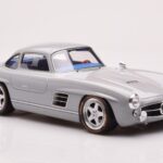 Mercedes 300 SL W198 Gullwing By S-Klub Szürke GT Spirit 1:18 GT418 - image 4 of 6