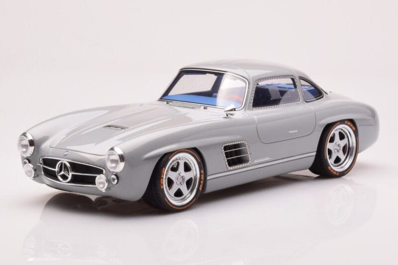 Mercedes 300 SL W198 Gullwing By S-Klub Szürke GT Spirit 1:18 GT418