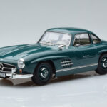 Mercedes 300 SL W198 Gullwing Zöld Norev 1:18