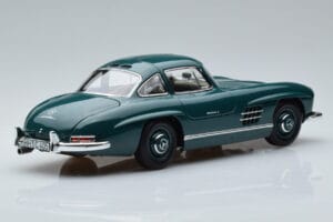 Mercedes 300 SL W198 Gullwing Zöld Norev 1:18 183851 Fém – 3. kép a 7-ből