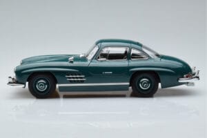 Mercedes 300 SL W198 Gullwing Zöld Norev 1:18 183851 Fém – 4. kép a 7-ből