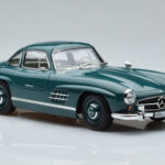Mercedes 300 SL W198 Gullwing Zöld Norev 1:18 - image 5 of 7