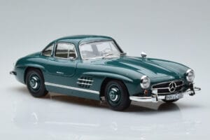 Mercedes 300 SL W198 Gullwing Zöld Norev 1:18 183851 Fém – 5. kép a 7-ből