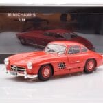 Mercedes 300 SL W198 Gullwing Piros Minichamps 1:18 - image 8 of 8