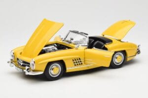 Mercedes 300 SL W198 Roadster Sárga Norev 1:18 B66040669 Fém – 2. kép a 8-ből