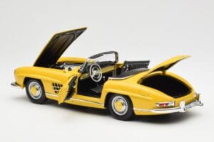 Mercedes 300 SL W198 Roadster Sárga Norev 1:18 B66040669 Fém – 5. kép a 8-ből