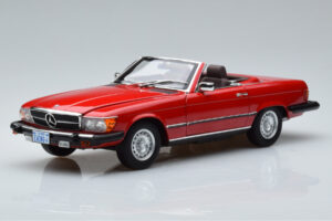 Mercedes 450 SL R107 US Verzió Piros Norev 1:18