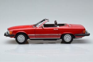 Mercedes 450 SL R107 US Verzió Piros Norev 1:18 183729 Fém – 5. kép a 8-ből