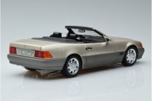 Mercedes 500 SL R129 Smoke Ezüst Norev 1:18 183719 Fém – 3. kép a 7-ből