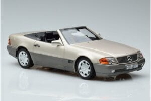 Mercedes 500 SL R129 Smoke Ezüst Norev 1:18 183719 Fém – 5. kép a 7-ből