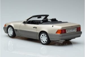 Mercedes 500 SL R129 Smoke Ezüst Norev 1:18 183719 Fém – 6. kép a 7-ből