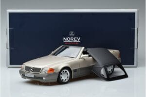 Mercedes 500 SL R129 Smoke Ezüst Norev 1:18 183719 Fém – 7. kép a 7-ből