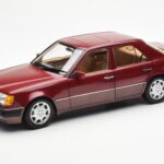 Mercedes 500E W124 Piros Metallic Kereskedői Kiadás Norev 1:18 B66040699