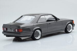 Mercedes 560 SEC C126 AMG Wide Body Szürke Otto 1:18 OT823 Gyanta – 2. kép a 6-ből