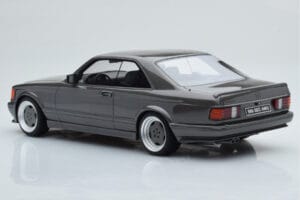 Mercedes 560 SEC C126 AMG Wide Body Szürke Otto 1:18 OT823 Gyanta – 5. kép a 6-ből